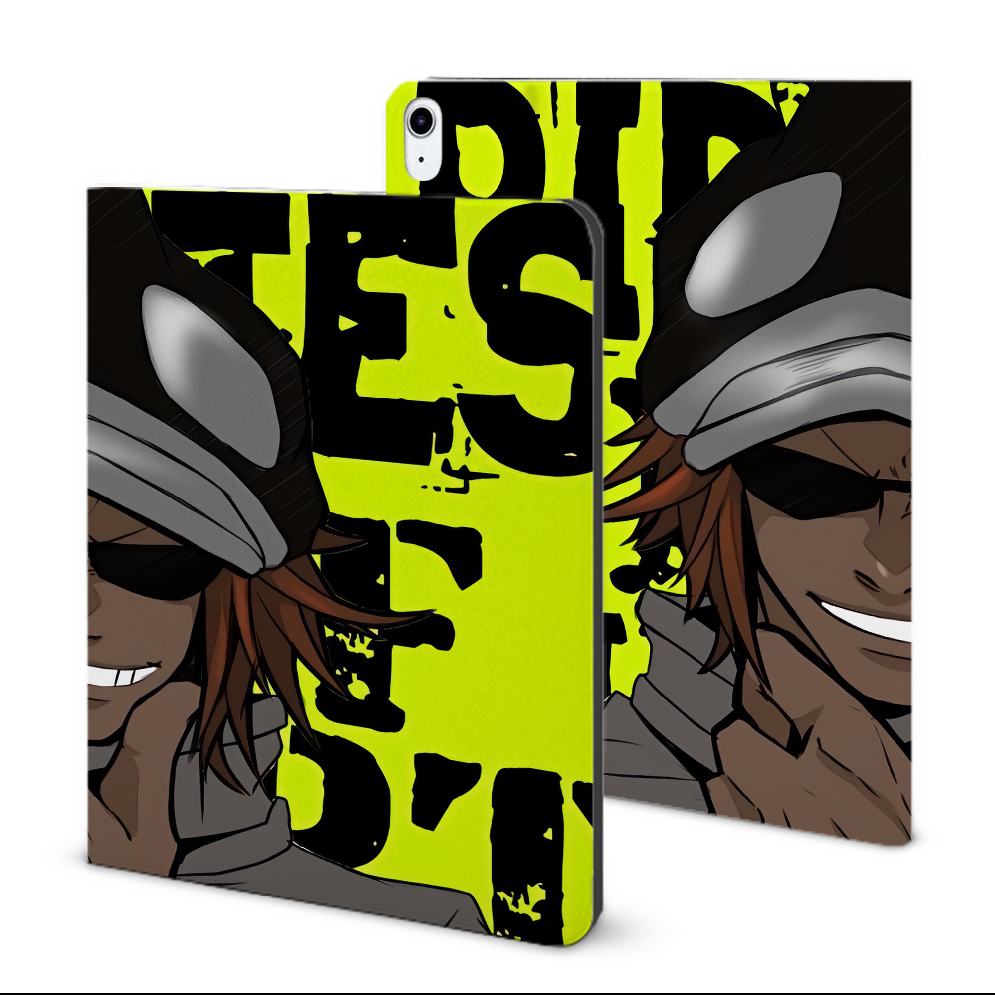 （画像用） ワンピース ONE PIECE IPad ケース ブック型 PUレザー TPU 耐衝撃 軽量 薄型 ペン収納なし 全面保護 IPad 各モデル対応